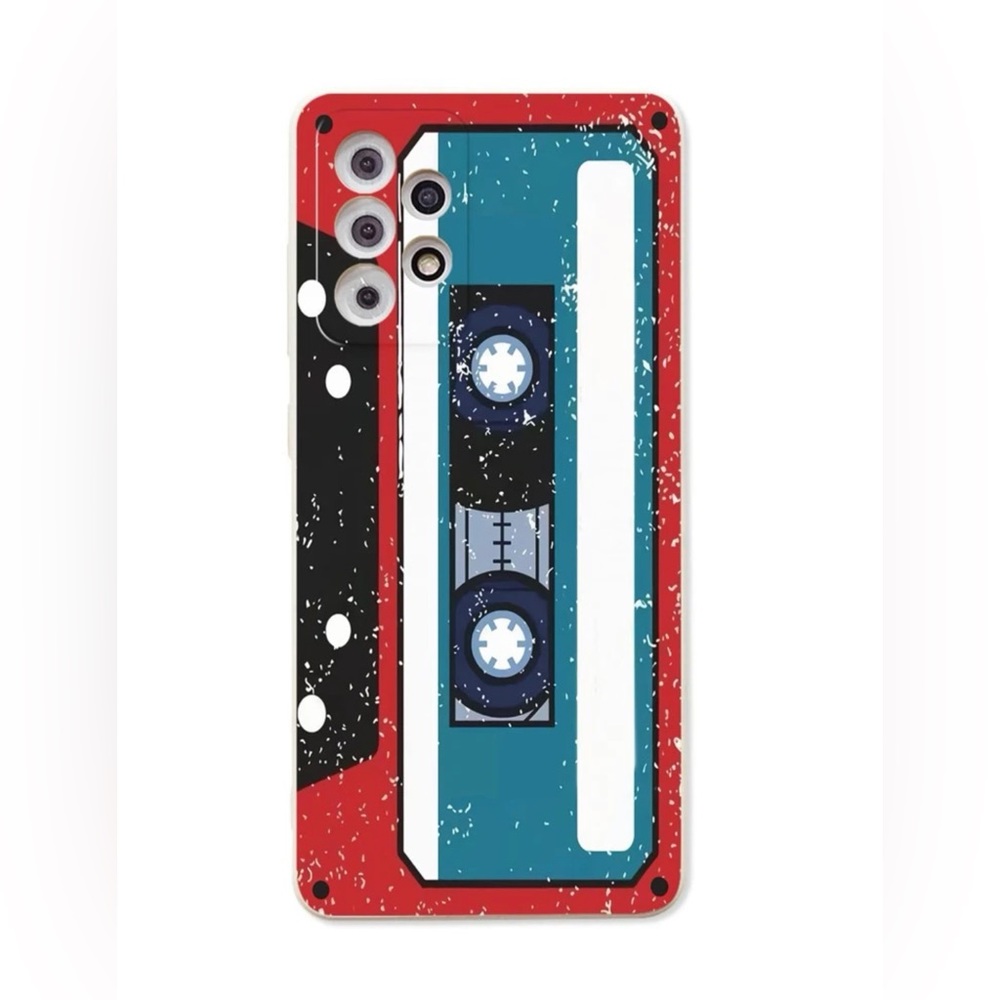 Galaxy A33 5G Phone Case/ Cassette Print pattern